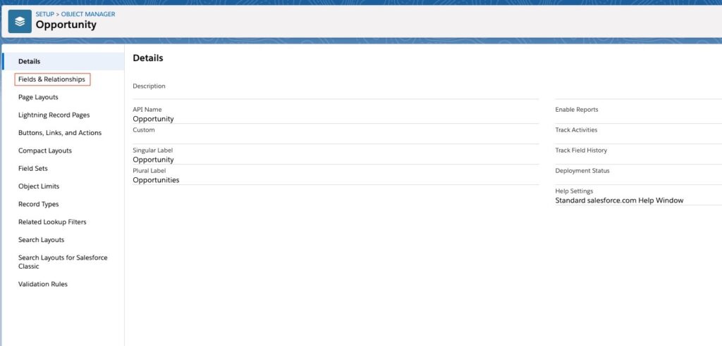 Salesforce Opportunity