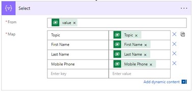 generate the HTML table