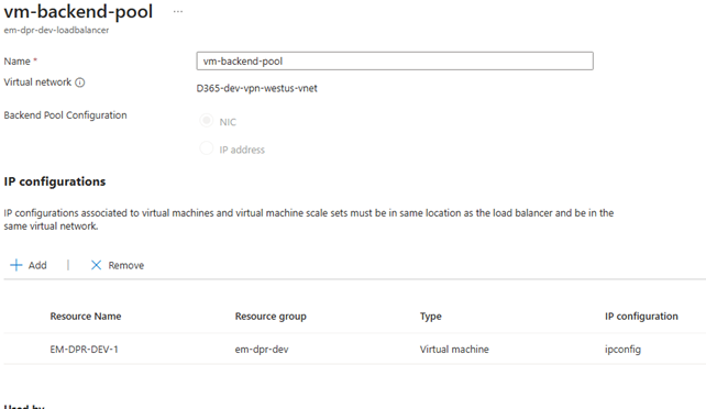 vm-backend-pool load balancers review