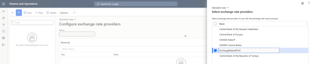 configure exchange rate providers