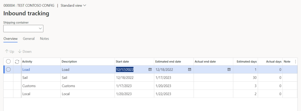 actual time spent on voyage